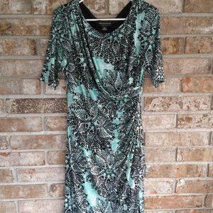 Connected Apparel Sheath Dress Floral Size 10